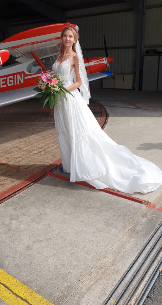 Ein perfektes Boho-Brautkleid, das jeder Figur schmeichelt.