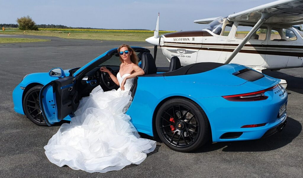 Von diesem Kleid wird an der Hochzeit keiner die Augen lassen können.