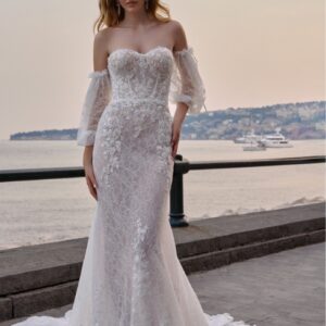 Brautkleid in atemberaubendem Meerjungfrau Style